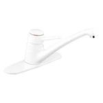 Kitchen Faucet White Coated Brass Centerset 1 Handle Renovators Supply. Fixed Price $216.99.
