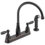 Delta Foundations Kitchen Faucet W/ Oil Rubbed Bronze-certified Refurbished. Fixed Price $120.31.