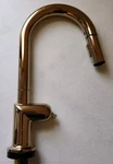 Brizo 64975LF-PGLHP Odin 1.8 Gpm Single Hole Pull Down Bar Faucet, Polished Gold. Fixed Price $399.97.