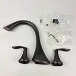 Moen T943ORB Eva 2-HANDLE High Arc Roman Tub Faucet Trim Ada Oil Rubbed Bronze. Fixed Price $199.99.