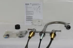 Delta 2390LARDST Broderick Two Handle Bridge Pull Down Faucet Arctic Stainless. Fixed Price $675.00.