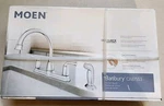 Moen Banbury CA87553 2 Handle Side Sprayer Kitchen Faucet. Fixed Price $99.98.