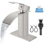 Aolemi Bathroom Faucet Single Handle 1 Hole Deck Mount Lavatory Vanity Rv Sink. Fixed Price $54.65.