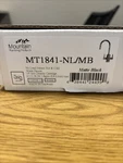 Mountain Plumbing MT1841-NL/MB Hot & Cold Water Faucet Matte Black. Fixed Price $299.26.