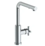 Watermark Deck Mounted 1 Hole Square Top Kitchen Faucet With Pull Out Spray -low. Fixed Price $739.95.