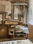 Kohler K-7547-4-VS Purist 1.5 Gpm Bridge Kitchen Faucet, Vibrant Stainless. Fixed Price $699.99.