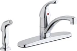 Elkay Everyday LK1001CR Four Hole Deck Mount Kitchen Faucet Lever Handle Chrome. Fixed Price $56.99.