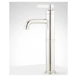 Signature Hardware Greyfield Polished Nickel Vessel 1-HANDLE Watersense Mid-arc. Fixed Price $155.00.