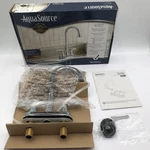 Aquasource Two Handle Bar Faucet Chrome Finish #0210554 Kitchen. Fixed Price $31.94.