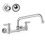 Airuida Wall Mount Commercial Kitchen FAUCET10 Inch Swivel SPOUT8 Center. Fixed Price $104.58.