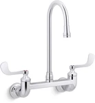 Kohler Triton Bowe Wall Mount Sink Faucet With Gooseneck Spout. Fixed Price $123.26.