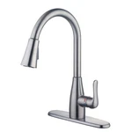 Glacier Bay Mckenna 1-HANDLE Pull Down Sprayer Kitchen Faucet Stainless Steel. Fixed Price $61.56.