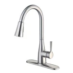 Sadira Single-handle Pull-down Sprayer Kitchen Faucet Stainless Steel By G.b.. Fixed Price $49.75.