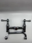Kingston Brass KS313C Magellan Wall Mount Kitchen Faucet, Polished.. Fixed Price $45.99.