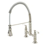 Kingston Brass GS127.PL Heritage 1.8 Gpm Deck Mounted Bridge Pull - Nickel. Fixed Price $688.97.