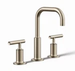 Kohler Purist Widespread 8 In 2-HANDLE Lever Bathroom Faucet Brushed Bronze. Fixed Price $400.00.