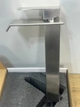 Vesla Home One Hole Single Handle Waterfall Brushed Nickel Bathroom Faucet Read. Fixed Price $29.85.
