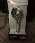 Delta Faucet 4-SETTING Handheld Shower Head, Chrome Finish 5412. Fixed Price $15.00.