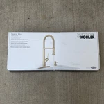 Kohler Setra Single-handle Semi-professional Kitchen Sink Faucet Brass Finish. Fixed Price $199.95.