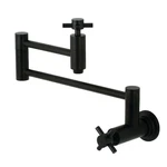 Kingston Brass KS8100DX Concord 3.8 Gpm Wall Mounted Double - Black. Fixed Price $225.00.