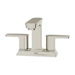 Forsey 4 In. Centerset 2-HANDLE Bathroom Faucet Brushed Nickel By American. Fixed Price $59.95.