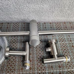 Brizo Linear Round Slide Bar W/ Hose B20 74792-NK Shower Faucet Luxe Nickel. Fixed Price $499.99.