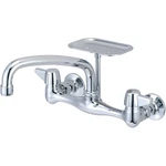 Central Brass 0048-UA1 1.5 Gpm Wall Mounted Kitchen Faucet Chrome. Fixed Price $125.52.