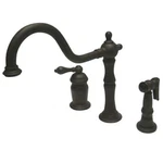Kingston Brass KS1815ALBS Widespread Kitchen Faucet. Fixed Price $331.73.