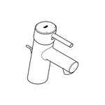 Grohe 34270ENA Concetto Single Handle Bathroom Sink Faucet 1.2GPM. Fixed Price $287.11.