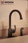 Moen 7165SRS Align 1-HANDLE Kitchen Faucet W Side Spray Mediterranean Bronze. Fixed Price $323.01.