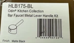 Brizo HLB175-BL Odin Bar Faucet Lever Handle, Matte Black. Fixed Price $31.19.