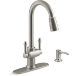 Brand New Kohler Thierry Pull-down Kitchen Faucet Stainless Finish R22969-SD-VS. Fixed Price $129.95.