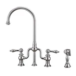 Whitehaus WHTTSLV3-9773-NT Twisthaus Plus 1.5 Gpm Widespread Chrome. Fixed Price $686.00.