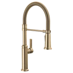 Delta Rhett 18829-CZ-DST Pull-down Spring Kitchen Faucet Champagne Bronze. Fixed Price $410.95.