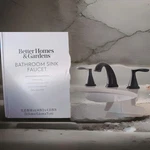 Bathroom Sink Faucet, Matte Black-better Homes & Gardens Usa Factory Sealed. Fixed Price $40.00.