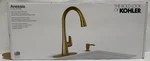 Kohler Anessia R33444-SD-2MB Pull-down Kitchen Faucet Brushed Brass Finish. Fixed Price $72.96.