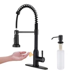 Black Touchless Kitchen Faucet Smart Motion Sensor Hands Free Single Handle.... Fixed Price $122.77.