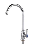 Iviga Kitchen Faucet With 6.5" Swivel Spout & Supply Lines-polished Chrome-nob. Fixed Price $26.99.