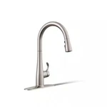 Kohler K-22036-VS Simplice Touchless Pull-down Kitchen Faucet Vibrant Stainless. Fixed Price $485.06.