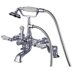 Kingston Brass CC654T Vintage Deck Mounted Clawfoot Tub Filler - Chrome. Fixed Price $864.47.