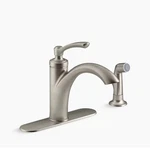 Kohler Linwood Kitchen Faucet With Side Spray (vibrant Stainless) (K-R29669-VS). Fixed Price $124.75.