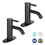 Aquaterior Bathroom Single Handle Faucet For Undermount Sink 2 Packs Closeout. Fixed Price $91.99.