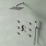 Everstein Wall Mounted Shower Faucet Lcd Rain System - Brushed Nickel. Fixed Price $482.31.
