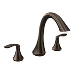 Moen Eva T943ORB Two Handle Deck-mount Roman Tub Faucet Trim Kit In Oil Rubbed. Fixed Price $344.99.