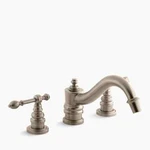 Kohler K-T6906-4-BV Iv Georges Brass Deck Mount Bath Faucet Trim Brushed Bronze. Fixed Price $999.00.