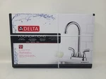 Delta B28910LF Chrome Foundations Two Handle Bar/prep Faucet New Factory Sealed. Fixed Price $94.00.