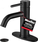 Mueller Premium 1-3 Hole Bathroom Faucet Single Handle Model No: BF-550 Black. Fixed Price $39.99.