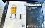 Glacier Bay Dorind 8IN Widespread 2-HANDLE Bathroom Faucet Brushed Nickel. Fixed Price $35.03.