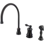 Kingston Brass KS381.ALBS Restoration 1.8 Gpm Widespread Kitchen - Bronze. Fixed Price $337.97.
