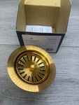 Signature Hardware Disposal Flange Strainer Brushed Gold #SHDF130BG. Fixed Price $19.79.